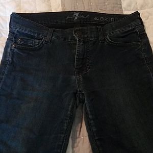 Size 28 7 for All Mankind Skinny Jeans